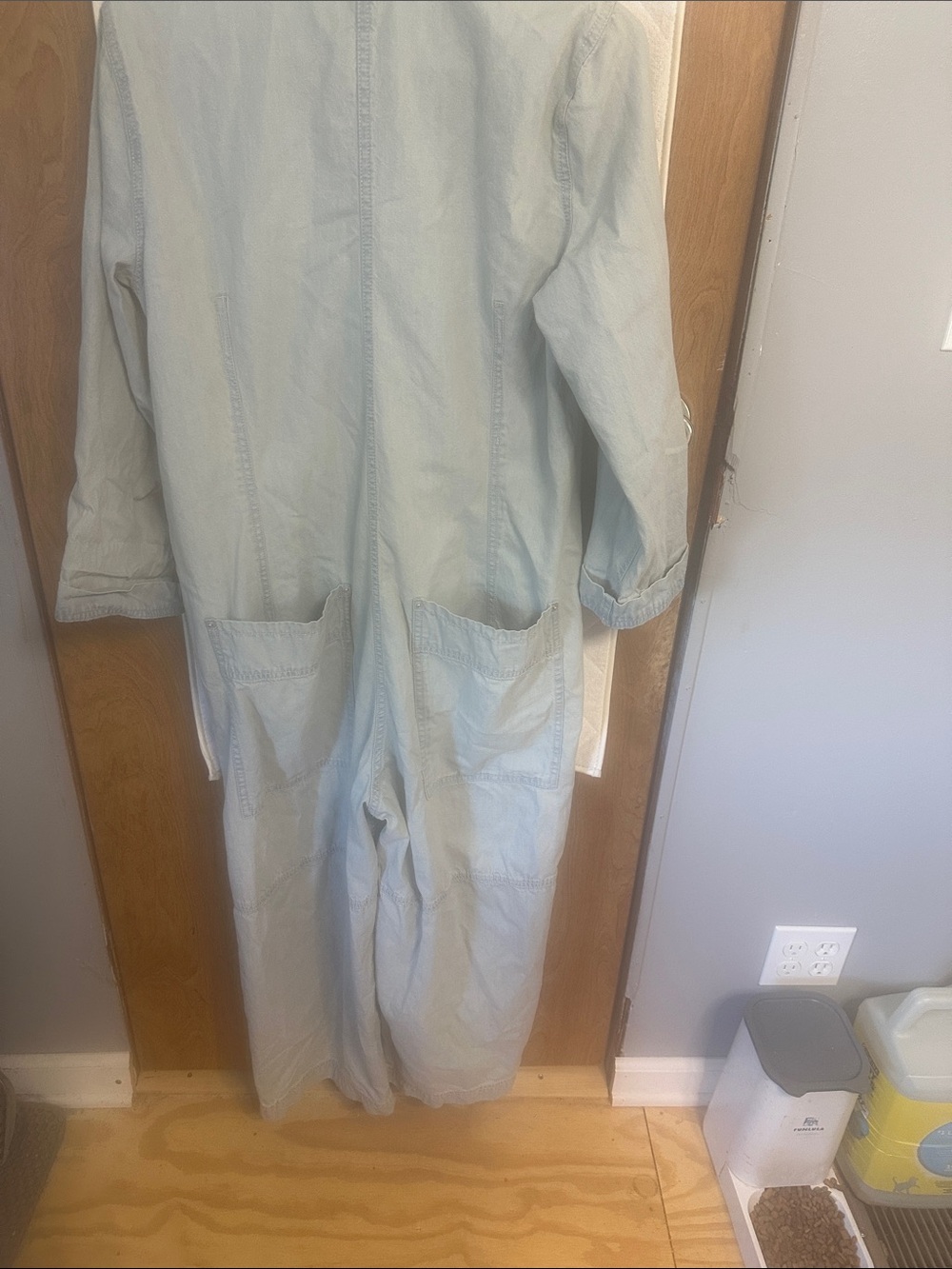 Wildfox Pale Blue Denim Boiler Jumpsuit - Picture 6 of 6